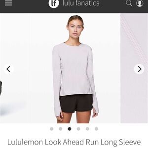 LULULEMON LOOK AHEAD LONG SLEEVE